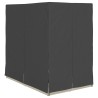 Transat double Réglable Gris clair 205 x 129 x 200 cm polyrotin 565756565756