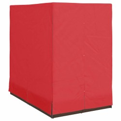 Transat double Réglable Rouge 205 x 129 x 200 cm polyrotin 565757565757