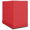 Transat double Réglable Rouge 205 x 129 x 200 cm polyrotin 565757565757