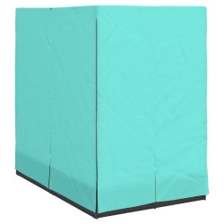 Transat double Réglable Turquoise 205 x 129 x 200 cm polyrotin 565760565760
