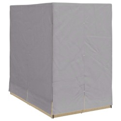 Transat double Réglable Gris 205 x 129 x 200 cm polyrotin 565784565784