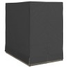 Transat double Réglable Gris 205 x 129 x 200 cm polyrotin 565785565785