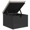 Ensemble de Canapés avec coussin 6 pcs Noir et Crème polyrotin 565941565941