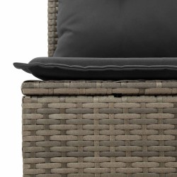 Ensemble de Canapés avec coussin avec stockage Gris polyrotin 565948565948