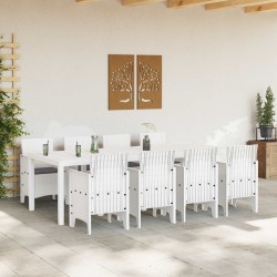 Ensemble de salle à manger pour jardin 9 pcs Gris clair 566087566087