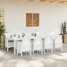 Ensemble de salle à manger pour jardin 9 pcs Gris clair 566087566087