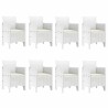 Ensemble de salle à manger pour jardin 9 pcs Gris clair 566088566088
