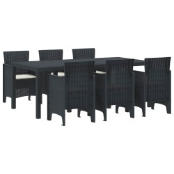 Ensemble de salle à manger pour jardin 7 pcs Anthracite 566095566095