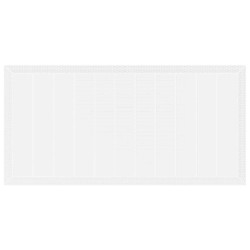 Ensemble de salle à manger pour jardin 7 pcs Blanc 566101566101