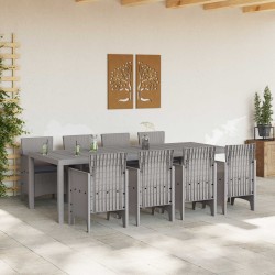 Ensemble de salle à manger pour jardin 9 pcs Blanc 566103566103
