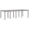 Ensemble de salle à manger pour jardin 9 pcs Blanc 566103566103