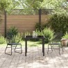 Ensemble de salle à manger pour jardin 3 pcs Noir 566127566127