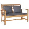 Ensemble de canapé de jardin 4 pcs Naturel Bois de teck massif 566146566146