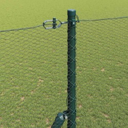 Poteau de clôture. Gris 50 x 1,6 m (maille de 13 mm) 566262566262