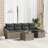 Ensemble de Canapés avec coussin avec stockage Gris polyrotin 566488566488