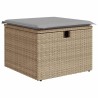 Ensemble de canapé de jardin 4 pcs Beige et Gris clair 566588566588