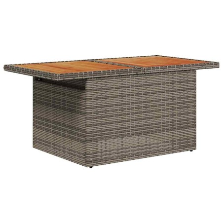 Ensemble de canapé de jardin 6 pcs Gris Poly rotin 566703566703