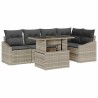 Ensemble de canapé de jardin 6 pcs Gris clair et gris foncé 566711566711