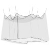 Moustiquaire d'extérieur 220 mailles noire 300 x 300 x 250 cm 566748566748