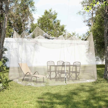 Moustiquaire d'extérieur 220 mailles blanche 300 x 300 x 250 cm 566749566749