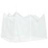 Moustiquaire d'extérieur 220 mailles blanche 300 x 300 x 250 cm 566749566749