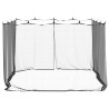 Moustiquaire d'extérieur 220 mailles noire 300 x 300 x 200 cm 566829566829