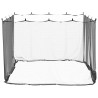 Moustiquaire d'extérieur 220 mailles noire 300 x 300 x 200 cm 566829566829