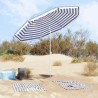 Parasol de plage Bleu et Blanc 263 x 263 x 272 cm 566832566832