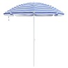 Parasol de plage Bleu et Blanc 263 x 263 x 272 cm 566832566832