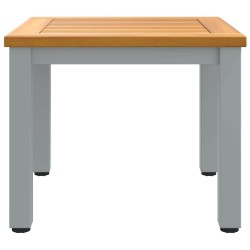 Table de jardin Naturel et gris 45 x 45 x 38 cm 566834566834