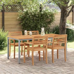 Table de jardin Naturel et gris 180 x 90 x 75 cm 566839566839