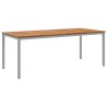 Table de jardin Naturel et gris 200 x 90 x 75 cm 566840566840