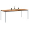 Table de jardin Naturel et gris 200 x 90 x 75 cm 566840566840