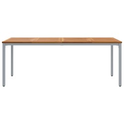 Table de jardin Naturel et gris 200 x 90 x 75 cm 566840566840
