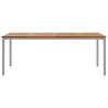 Table de jardin Naturel et gris 200 x 90 x 75 cm 566840566840