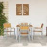 Chaise empilable 4 pcs Marron 56 x 57 x 87 cm 566851566851