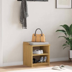 Banc de couloir SANDNES 45x40x50 cm bois de pin massif 566852566852