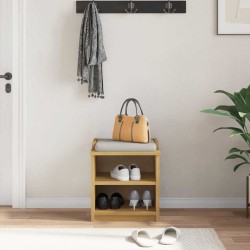 Banc de couloir SANDNES 45x40x50 cm bois de pin massif 566852566852