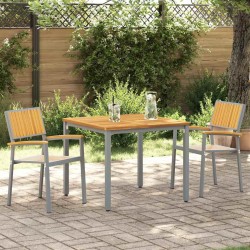 Chaise empilable 2 pcs Marron 56 x 57 x 87 cm 566855566855