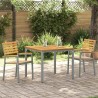 Chaise de jardin 2 pcs Marron 56 x 57 x 87 cm 566856566856