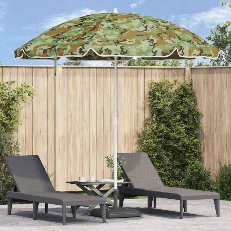 Parasol de plage Camouflage 263 x 263 x 272 cm 566858566858