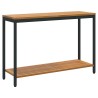 Table de jardin avec stockage Naturel et noir 110 x 35 x 75 cm 566859566859