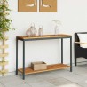 Table de jardin avec stockage Naturel et noir 110 x 35 x 75 cm 566859566859