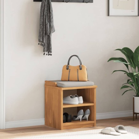 Banc de couloir SANDNES 45x40x50 cm bois de pin massif 566862566862