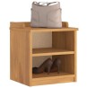 Banc de couloir SANDNES 45x40x50 cm bois de pin massif 566862566862