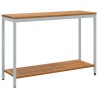 Table de jardin avec stockage Naturel et gris 110 x 35 x 75 cm 566863566863