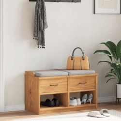 Banc de couloir SANDNES 87x40x50 cm bois de pin massif 566864566864