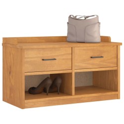 Banc de couloir SANDNES 87x40x50 cm bois de pin massif 566864566864