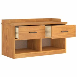 Banc de couloir SANDNES 87x40x50 cm bois de pin massif 566864566864