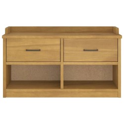 Banc de couloir SANDNES 87x40x50 cm bois de pin massif 566866566866